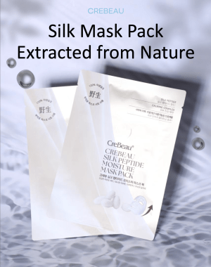 CREBEAU Silk Mask Pack Extracted from Nature